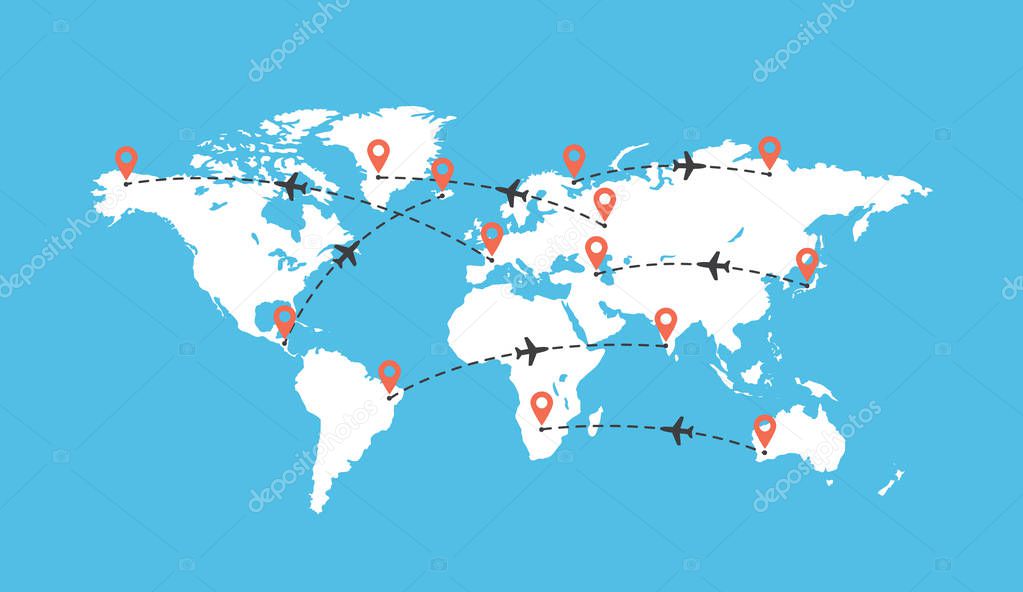 Mapa destinos